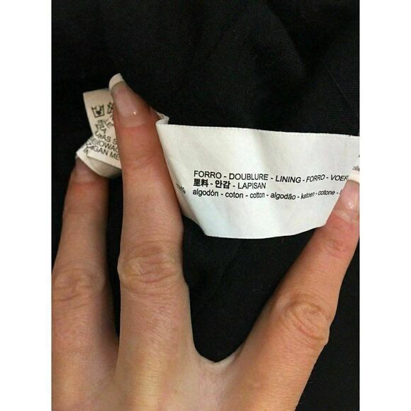 Zara Womens New W Tag Black Red Floral Embroidered Mini Skirt Xs - Picture 9 of 10